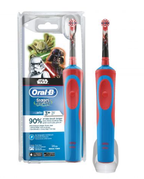 Oral-B D12.513 Vitality Star Wars Periuța de Dinti Electrica ce Inspira Aventura și Igiena