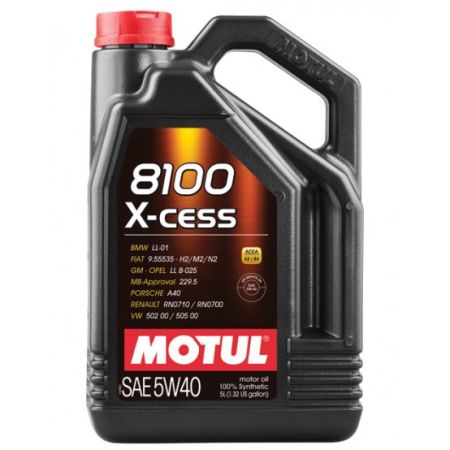 Motul 8100 X-CESS 5W40 Puterea Performanței Într-o Sticlă de Ulei