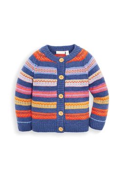 JoJo Maman Bebe Cardigan tricotat din amestec de lana si casmir