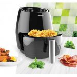 Friteuza cu aer cald, Heinner, 2.5 L, 30 min, inox, Negru