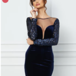 Rochie eleganta revelion bleumarin din catifea Pareri si Sfaturi Utile